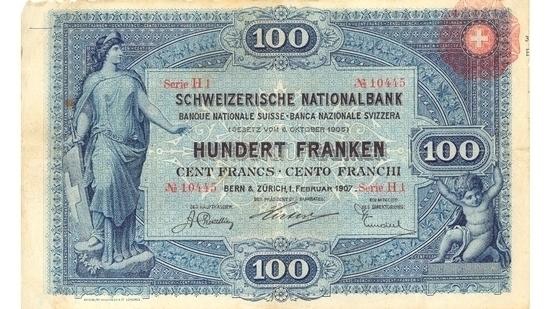 İSVİÇRE FRANKININ TÜM BANKNOTLARI 14