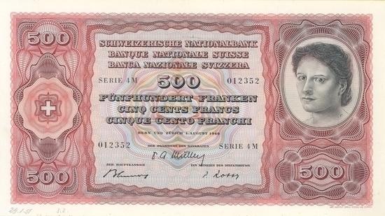 İSVİÇRE FRANKININ TÜM BANKNOTLARI 24