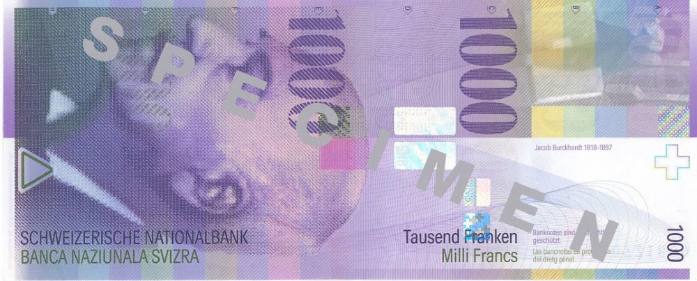 İSVİÇRE FRANKININ TÜM BANKNOTLARI 26
