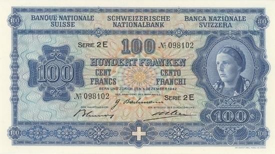 İSVİÇRE FRANKININ TÜM BANKNOTLARI 3