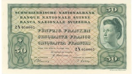 İSVİÇRE FRANKININ TÜM BANKNOTLARI 32