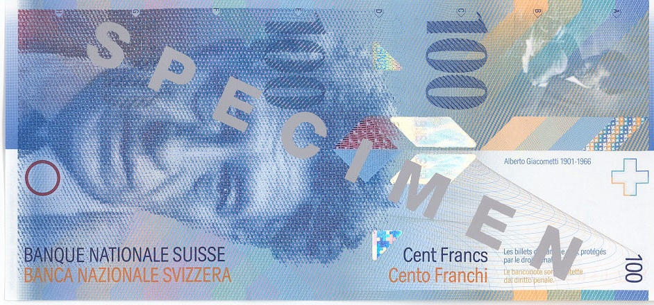 İSVİÇRE FRANKININ TÜM BANKNOTLARI 34