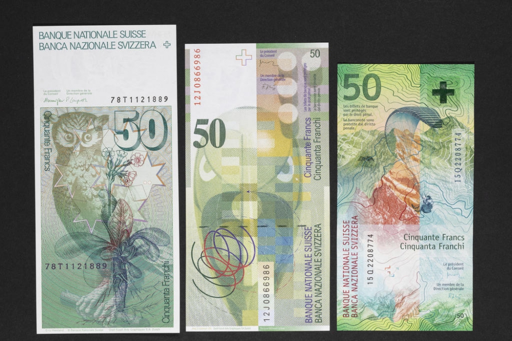 İSVİÇRE FRANKININ TÜM BANKNOTLARI 44