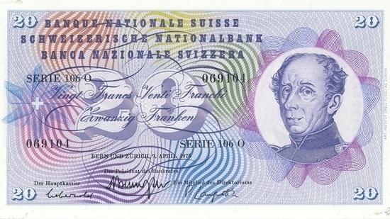 İSVİÇRE FRANKININ TÜM BANKNOTLARI 5