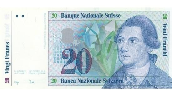 İSVİÇRE FRANKININ TÜM BANKNOTLARI 8