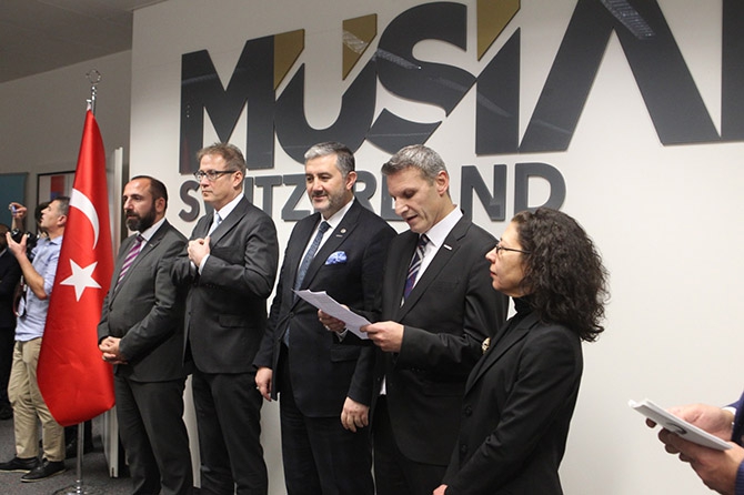 MÜSİAD İsviçre şubesinin yeni ofisi açıldı