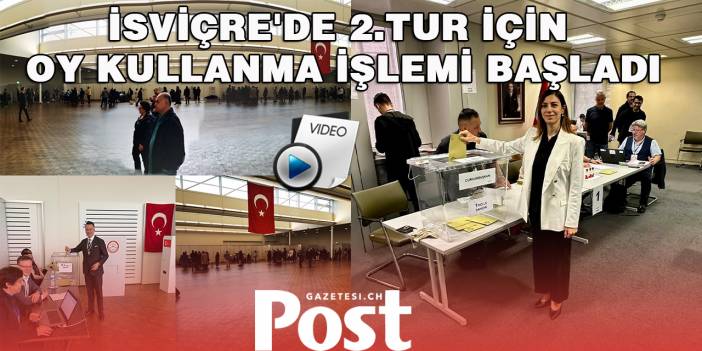 İsviçre'de 2.Tur için oy kullanma işlemi başladı