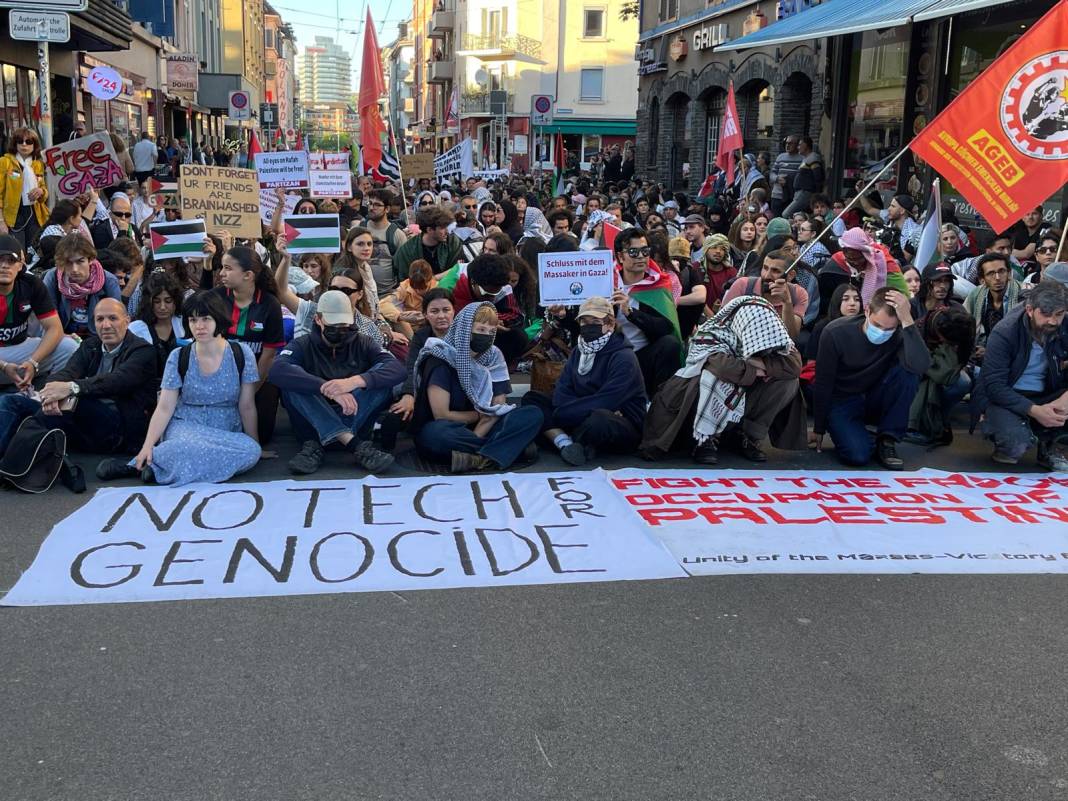 Zürih'te Büyük Protesto: İsrail'in Refah Saldırısına Tepki 6