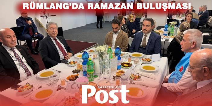 İsviçre Türk Diyanet Vakfı’nın İftarına Yoğun Katılım