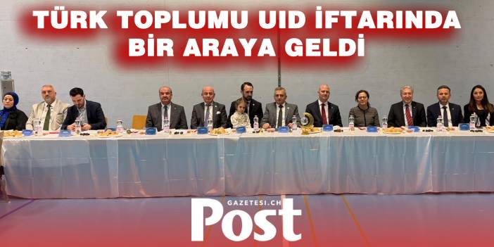 UID İsviçre’nin 10. Geleneksel İftar Programında Birlik Mesajları