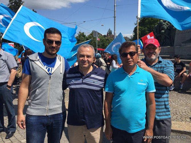 Çin’deki Vahşet İsviçre’de protesto edildi. 1