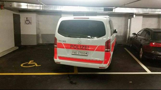 İSVİÇRE'den OTOPARK Manzaraları 1