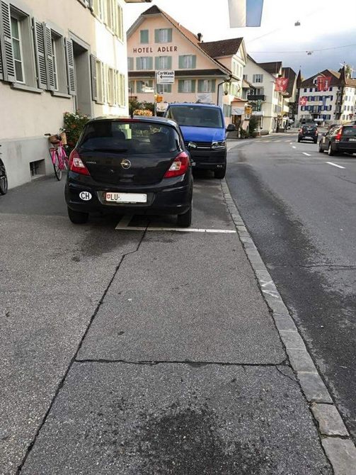 İSVİÇRE'den OTOPARK Manzaraları 20