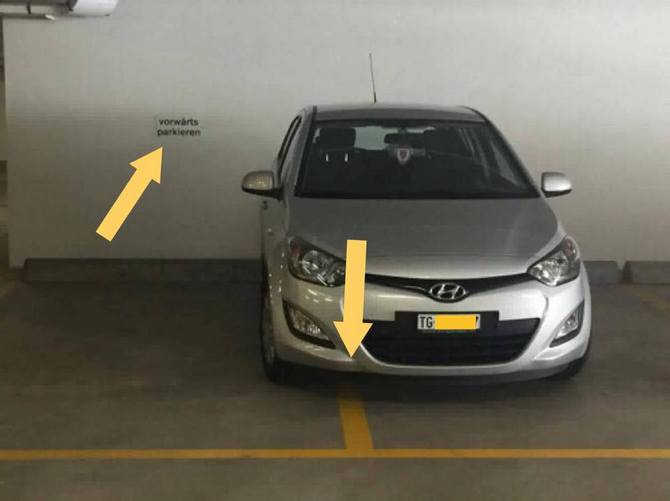 İSVİÇRE'den OTOPARK Manzaraları 3
