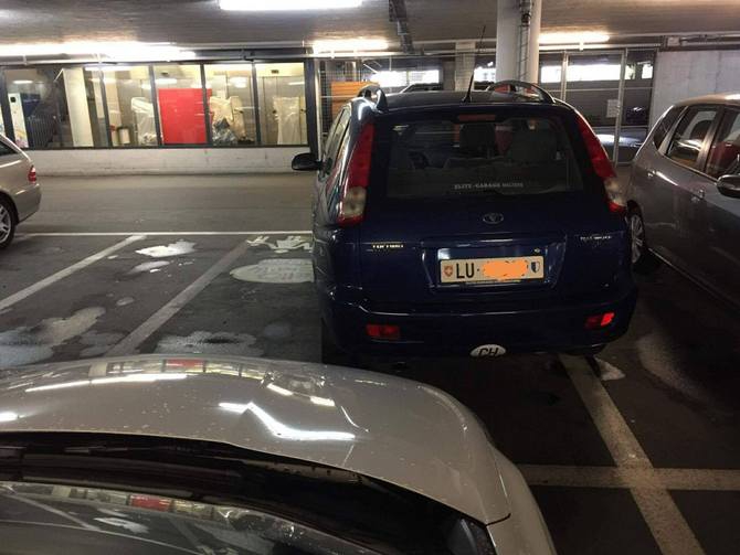 İSVİÇRE'den OTOPARK Manzaraları 5