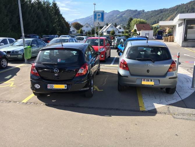 İSVİÇRE'den OTOPARK Manzaraları 7