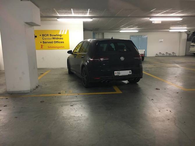 İSVİÇRE'den OTOPARK Manzaraları 8