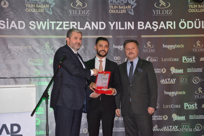 MÜSİAD İsviçre '2017 Yılın Başarı Ödülleri' sahiplerini buldu