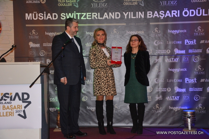 MÜSİAD İsviçre '2017 Yılın Başarı Ödülleri' sahiplerini buldu