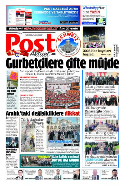 Aralık/Dezember 2025