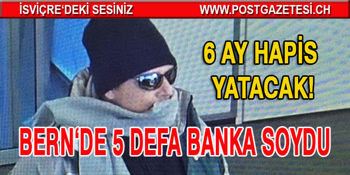 Bir dizi Banka soygunu yaptı ama sadece 6 AY HAPİS ALDI