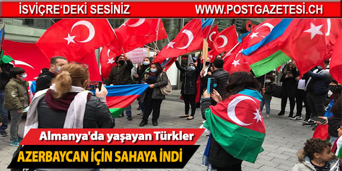 Azerbaycan’a destek mitingi
