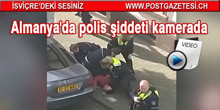 Almanya'da polis şiddeti kamerada