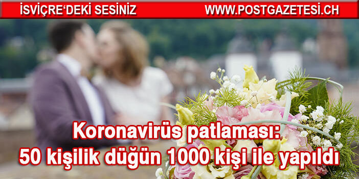 Düğüne değil, virüse davet