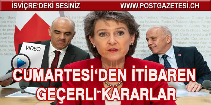 Federal Hükümet yarından itibaren geçerli kararları açıkladı