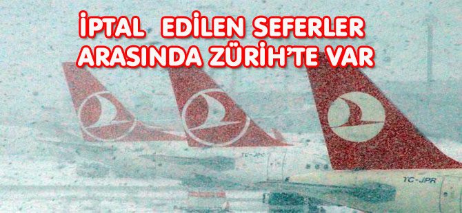 THY'de Kar Alarmı! 142 sefer iptal ZRH'DA VAR