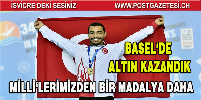 Milli cimnastikçi Ferhat Arıcan, Avrupa şampiyonu oldu