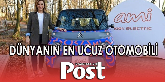 Toplu taşımadan bile ucuz Citroen Ami tanıtıldı