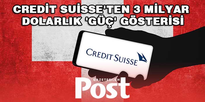 Krizdeki bankadan 3 milyar dolarlık güç gösterisi