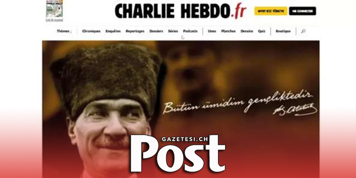 Türk hacker Charlie Hebdo’nun sitesini hackledi, Atatürk fotoğrafı koydu