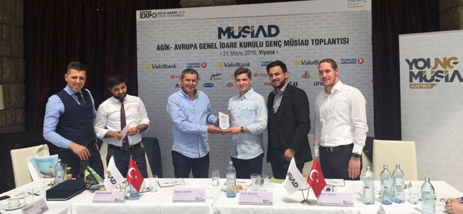 Genç MÜSİAD İsviçre’ye ÖDÜL