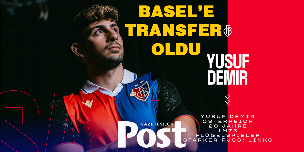 Galatasaray Yusuf Demir'in Basel'e kiralandığını duyurdu!
