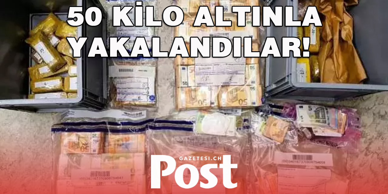 Almanya'dan Türkiye'ye geliyorlardı: 50 kilo altın 500 bin euroyla yakalandılar