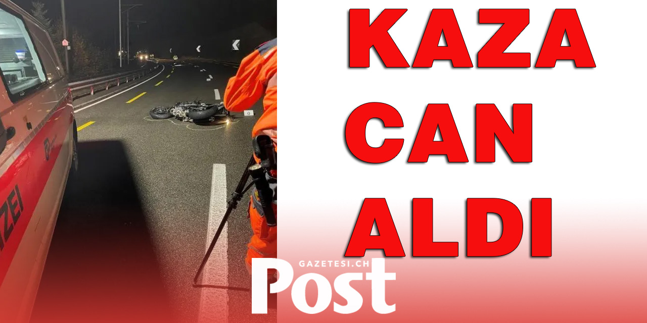 Langnau am Albis yolunda düşen motosikletçi öldü