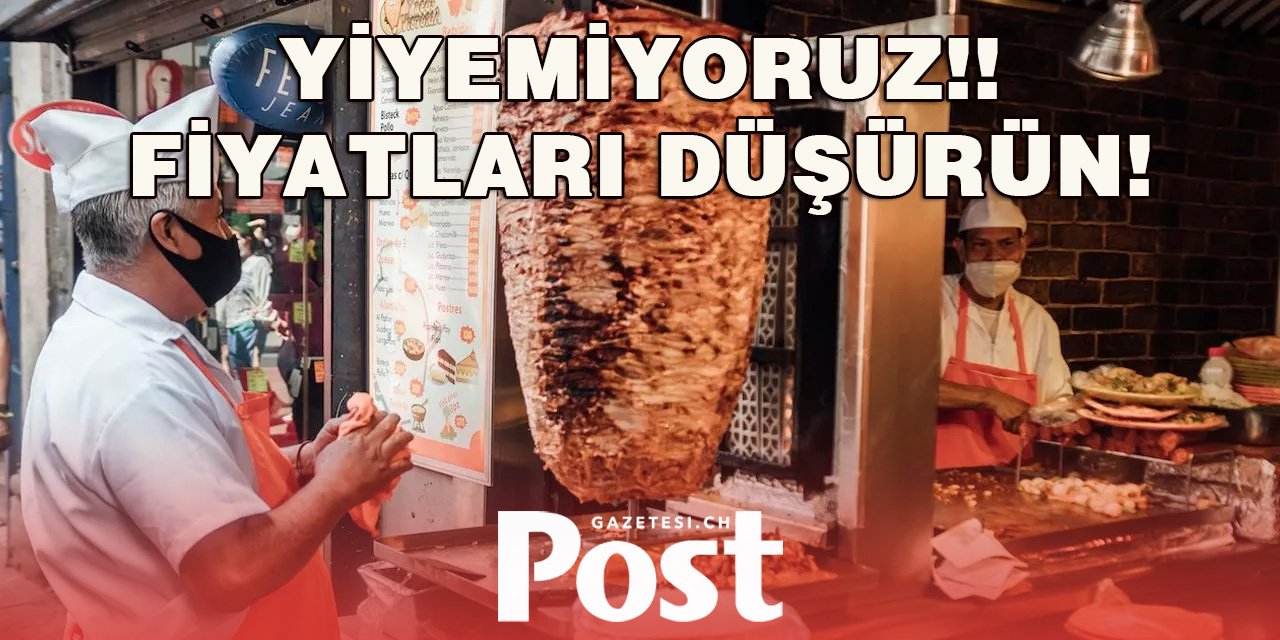 Almanların gündemine oturdu: Fiyatları düşürün döner yiyemiyoruz!