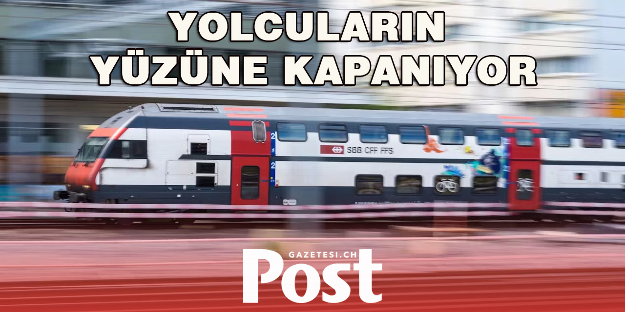 S-Bahn Treni Kapılarını Yolcuların Yüzüne Kapatıyor