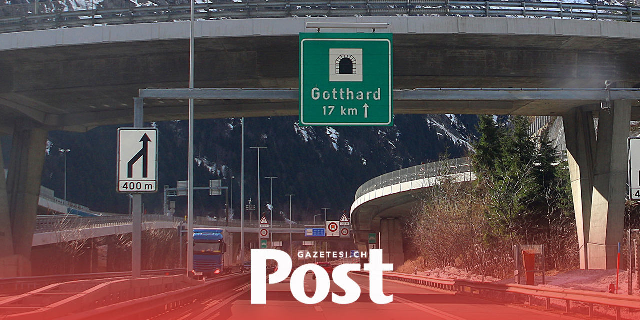 Gotthard Tünelinde Yoğun Trafik
