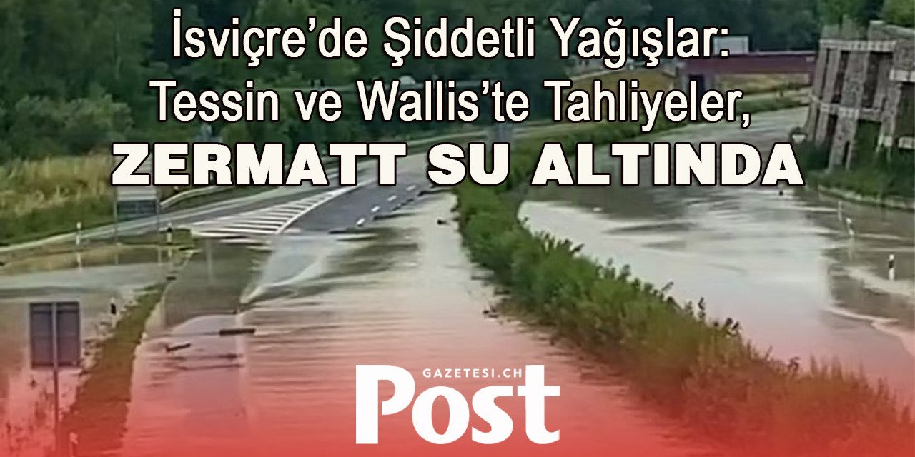 Zermatt Su Altında: Elektrik ve İçme Suyu Kesildi