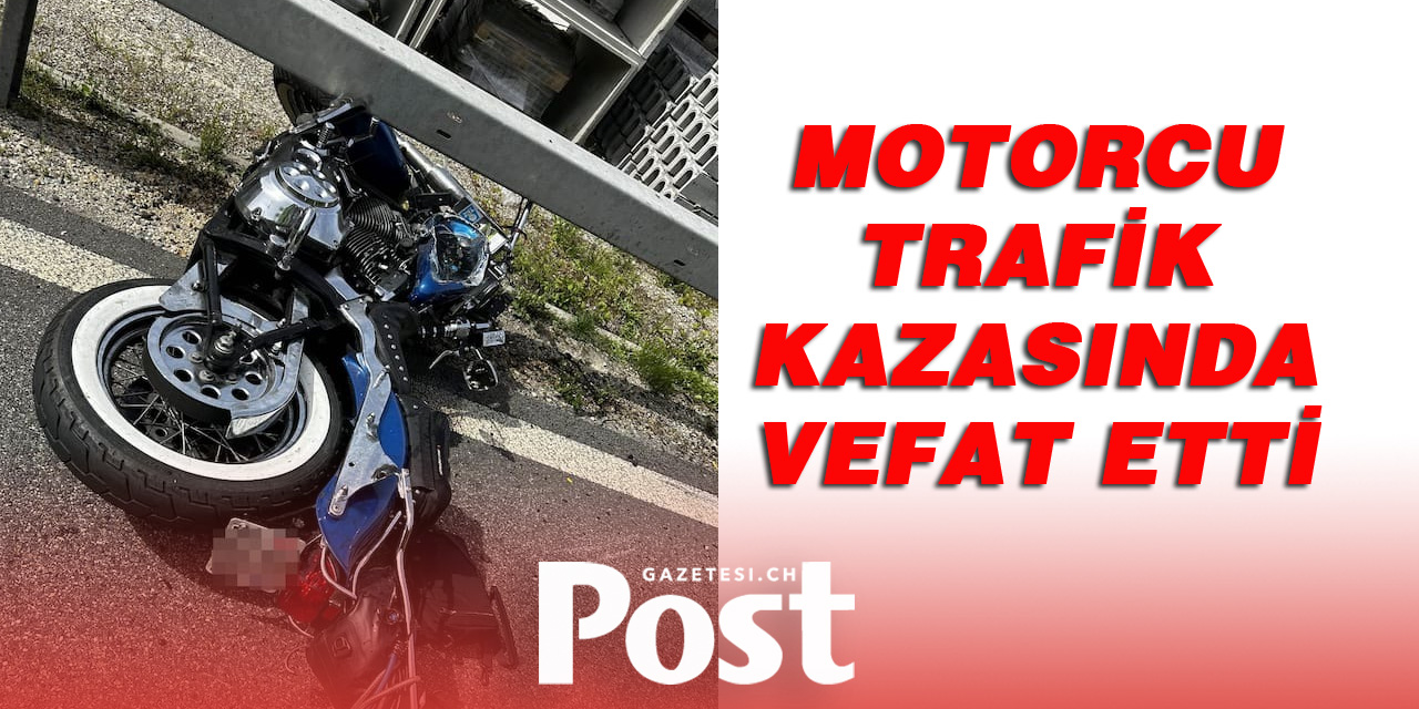 Motorcu kazada can verdi