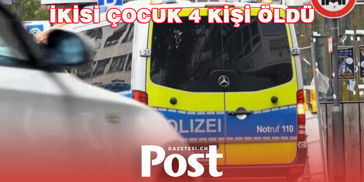Almanya'da Silahlı Saldırı: İki Çocuk ve İki Yetişkin Hayatını Kaybetti