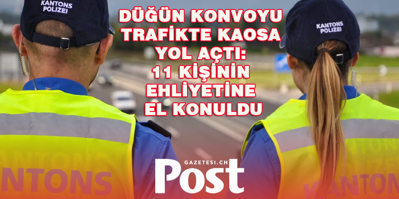 Düğün Kutlaması Trafik Tehlikesine Dönüştü, Ehliyetler Alındı