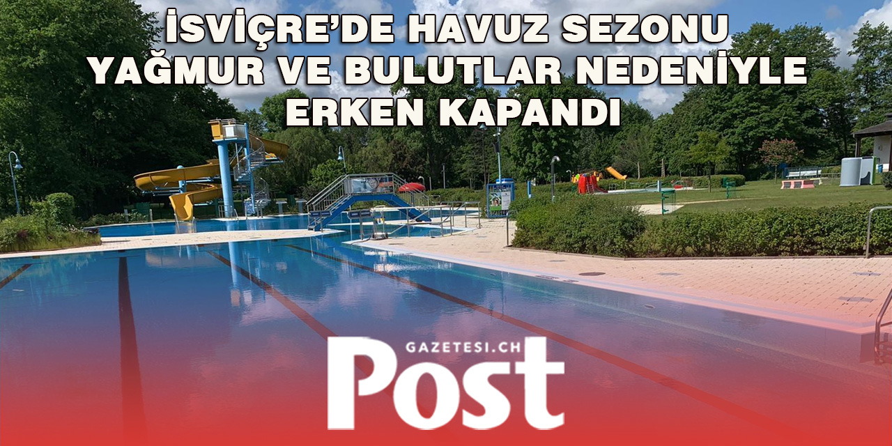 Yüzme havuzu sezonu bitti