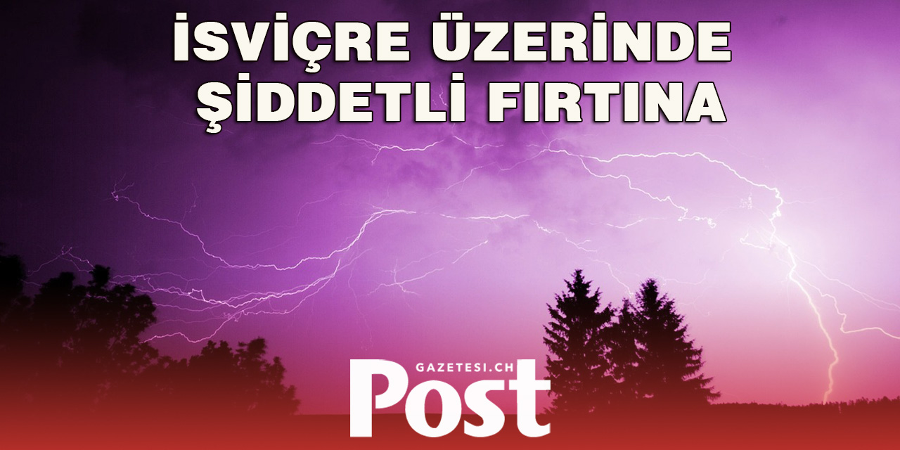 İsviçre gece gökyüzünde 70.000 şimşek çaktı