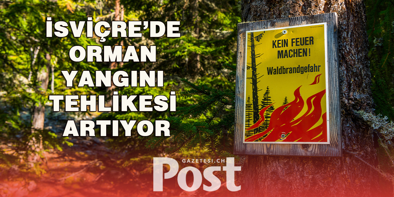 İsviçre’de Orman Yangını Tehlikesi Artıyor