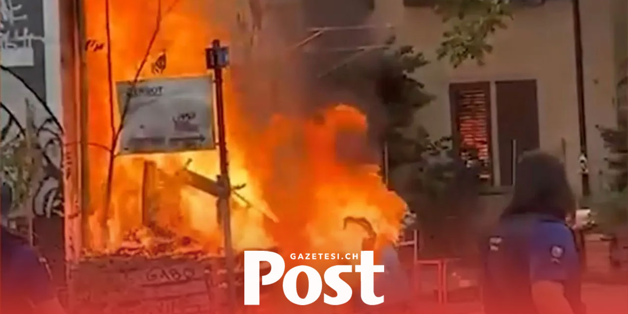 Zürich Kreis 4'ye yangın çıktı