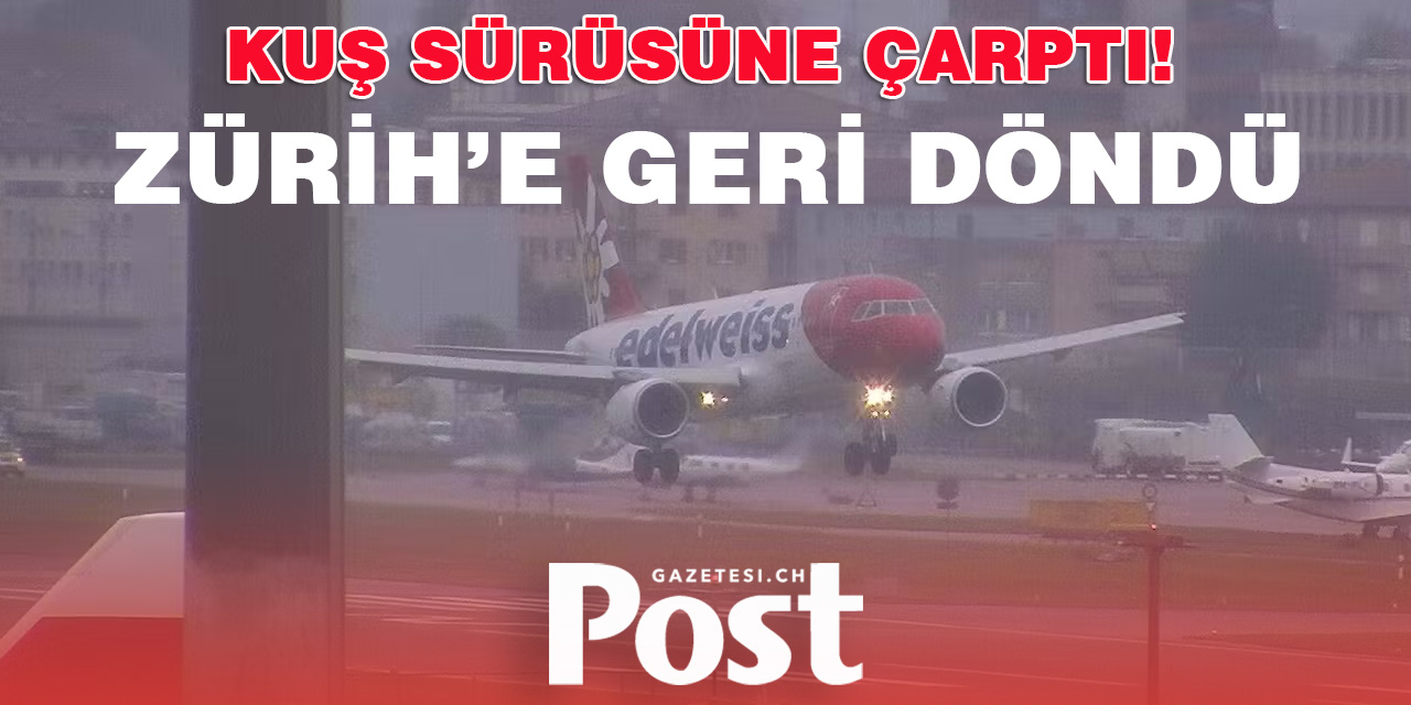 EDELWEİSS UÇAĞI ZÜRİH'E GERİ DÖNDÜ